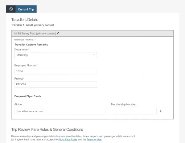 Management | Traveller Custom Fields